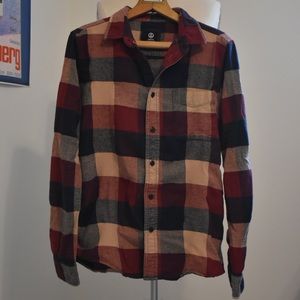 AMNESIA Plaid Flannel Shirt